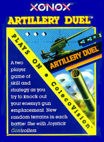 Artillery Duel box art for Colecovision